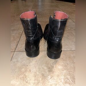 Alternative Italian Leather Boots - Rich Brown